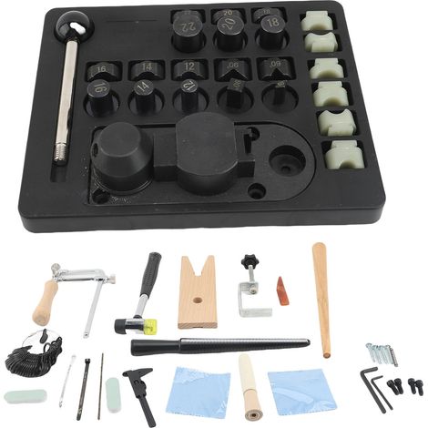 Outil cintrage bagues 6 moules nylon 8 acier – Multifonction boucles d'oreilles bijoux fabrication, artisanat (1/4)