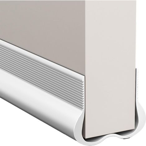 Joint de porte en PVC flexible- Blanc - Anti-bruit, coupe-vent et économie d'énergie (1/4)