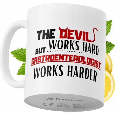 Mug humoristique pour gastro-entérologue, avec un texte amusant et un design graphique original. Idéal pour les anniversaires, les fêtes et les occasions spéciales. Mug premium pour la maison, le bure
