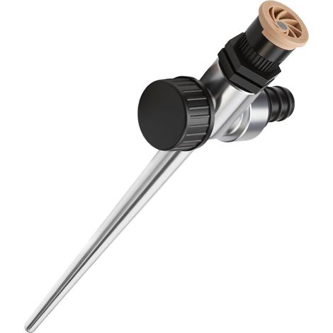 2 Arroseur, Arc Circulaire Réglable, Piquet Métal, Portée 12m, Pelouse Jardin (1/5)