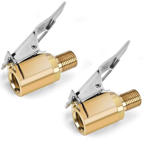 Adaptateur pour pompe à air, lot de 2 unités, 250 PSI, pour le raccordement des valves et des accessoires de gonflage.-AquaForge (1/5)