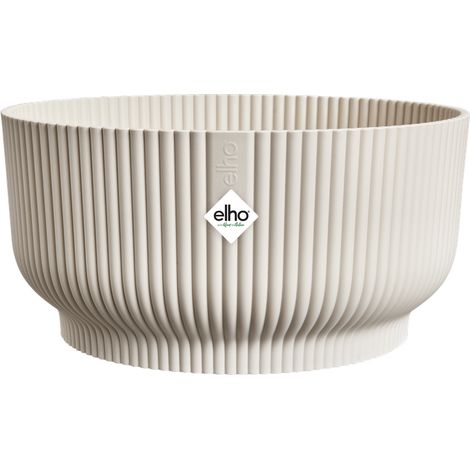 Elho Vibes Fold Bowl 25 - Blanc - L 25 x B 24.9 x H 12 cm - intérieur - 100% recyclé