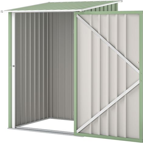 Abri de jardin en acier 100 x 103 x 160 cm Vert clair (1/5)