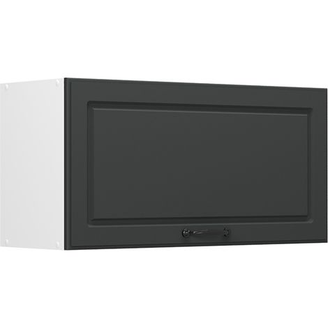 Pensile da cucina R-Line, Antracite country/Bianco, 80 cm Piatto, Vicco (1/5)