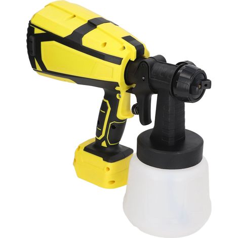Pistolet électrique sans fil Haute puissance sans balais Pulvérisateur peinture portable avec réservoir 1000ml (1/5)