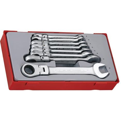 Teng TT6508RF TT6508RF Flexible Ratchet Spanner Set 8 Piece TENTT6508RF (1/3)