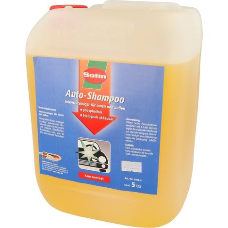 Shampoing voiture concentré Sotin bidon 5 l