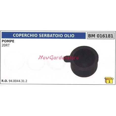 Coperchio serbatoio olio UNIVERSALE pompa Bertolini 20RT 016181