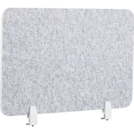 Desk Screen 80 x 50 cm Grey SPLIT (1/5)