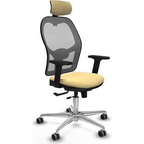 Bürostuhl piqueras y crespo Jorquera schwarz Schaumstoff Kunststoff (1/2)