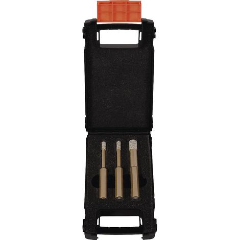Projahn, Kit de forets diamantés à sec, avec de la cire, 3 (1/2)
