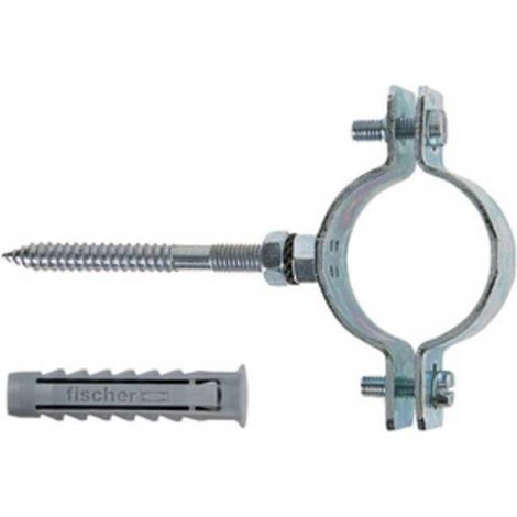 FISCHER COLLARE P/TUBI CPT 1-1/4 C/VITE E TASSELLO