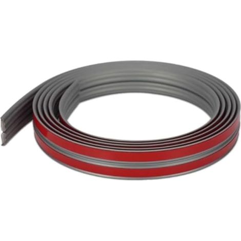 5M Revêtements d'angle Autocollant Corniere TPE Protection d'angle Bordure d’angle de Mur Plinthe Souple Bande de Finition pour Plans de Travail,Carrelage,Coin de Mur,Meubles,Gris 20mm(10mm+10mm) (1/5)