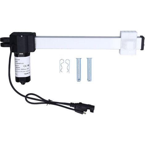 Moteur d'actionneur électrique pour fauteuil inclinable – PVC + aluminium – Charge 1000N – Vitesse 34mm/s – Compatible lits et canapés électriques - DC29V (1/5)
