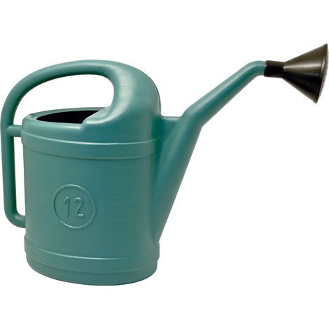 Innaffiatoio in plastica 12 litri con riserva d'acqua - Verde - Mobil Plastic