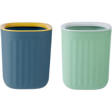 2 pièces 15x12,5 cm petite poubelle de bureau mini poubelle bureau mini poubelle cuisine petite poubelle pour la maison salon cuisine chambre salle de bain (1/5)