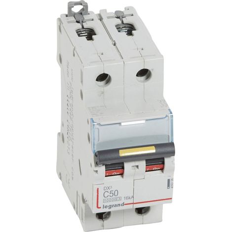 Disjoncteur Modulaire DX3 2P Courbe C 50A 10kA - LEG409226