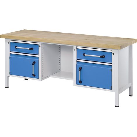 eurokraft pro, Établi sur piétement, largeur 2000 mm, 2 (1/3)