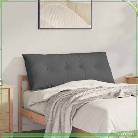Coussin de Dos - Gris foncé - 120 x 19 x 50 cm - Tissu - Rembourrage polyester (1/5)