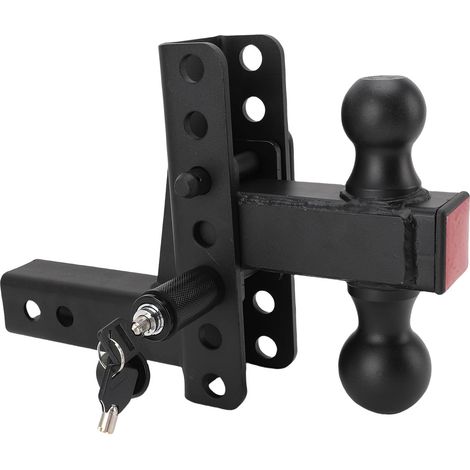 Attelage de remorque réglable, Support de Boule d'attelage de remorque réglable Attelages de remorquage Robustes de 6 Pouces pour récepteur d'attelage de 2 Pouces capacité de 12500 LB (1/5)