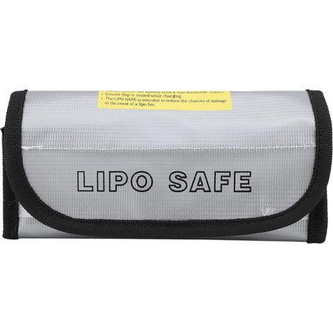 Bolsa ignífuga para batería LiPo, a prueba de explosiones, 30 × 15 cm