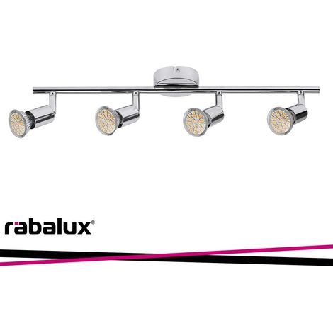 Barra faretti cromo GU10 4 Norton LED Rabalux 6988 (1/3)