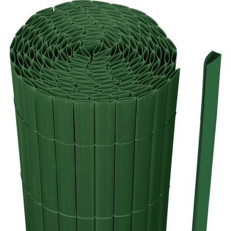 SWANEW Schermo privacy in PVC recinzione privacy in PVC Protezione della visibilità Resistente ai raggi UV e alle intemperie Verde 160x400cm (1/5)