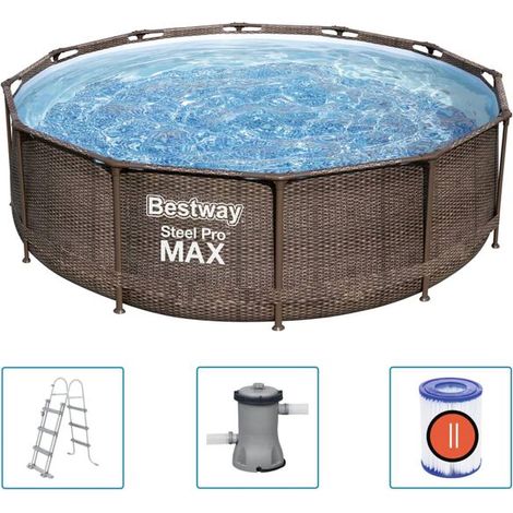 Ensemble de piscine de luxe Bestway Steel Pro MAX 366x100 cm (1/5)