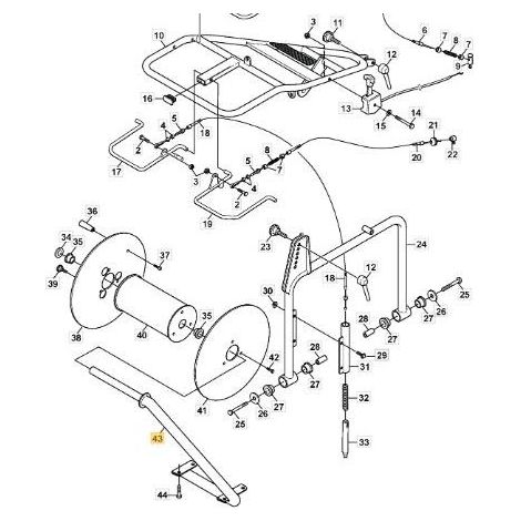ORIGINAL STIGA-KABELHALTER – 1126-8082-01