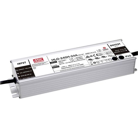 Mean Well HLG-240H-24AB Driver de LED à tension constante 240 W 5 - 10 A 22.4 - 25.6 V/DC dimmable, fonction dimmeur 3 (1/3)