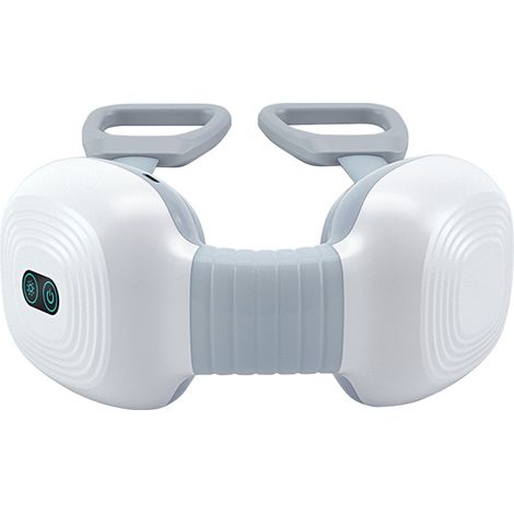 Masajeador eléctrico inalámbrico con función de calor, 3 modos, temporizador de 15 minutos y batería integrada (para cuello, espalda y hombros).