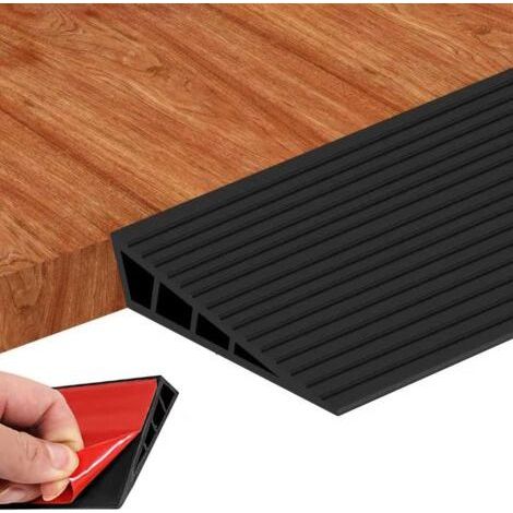 100 cm breite Türschwellenrampe, Übergangsschiene, Rollstuhlrampe, PVC-Fugenabdeckung (1/5)