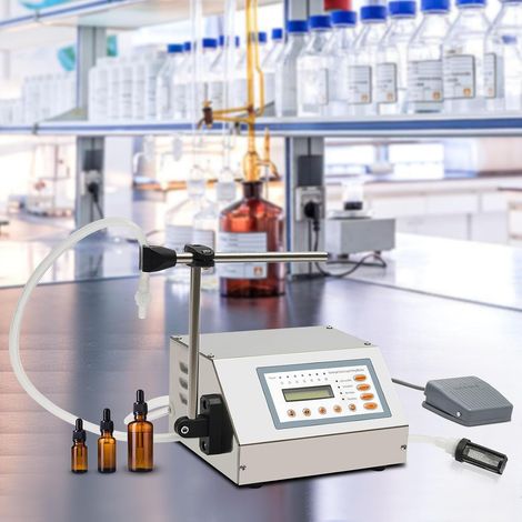 2-3500ML LCD Filling Machine, Machine de Remplissage Liquide Machine de Remplissage Automatique Remplissage Numérique Précis Réglable pour Eau Huile Carburants Boissons Vinaigre Lait (1/5)