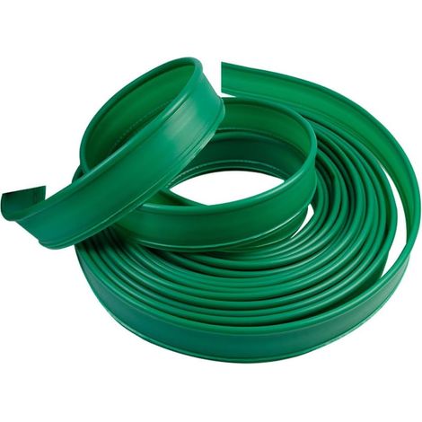 Bande de délimitation verte en plastique pour pelouse et jardin – Bordure paysagère et barrière pour allées (10 m x 10 cm) (1/5)