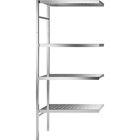 FRANKEL kaiserkraft, Rayonnage emboîtable en inox, 4 tablettes (1/3)