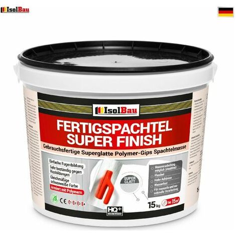 IsolBau Fertigspachtelmasse Super Finish 15 kg (1/2)