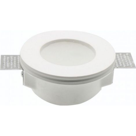 V-tac faretto da incasso in gesso rotondo bianco gu10 vt-801rd 3692 (1/5)