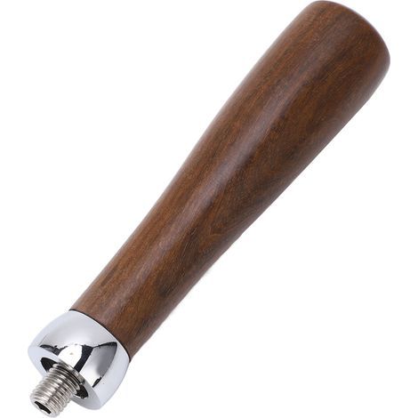 Ergonomischer Griff für Kaffeefilter aus Holz, M10-Gewinde, für Cafés und Geschäfte. (1/5)