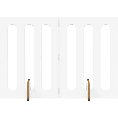 Valla plegable para mascotas 2 pcs 100,5 x 38 x 70 cm vidaXL (1/5)