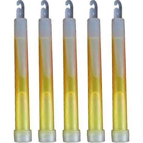 1. Set mit 6 phosphoreszierenden Leuchtstäben (15 cm) mit Trageband für mehr Sicherheit bei Nacht. 2. 6er-Set fluoreszierender Leuchtstäbe (15 cm) mit Trageband. 3. Set mit 6 selbstleuchtenden Leuchts