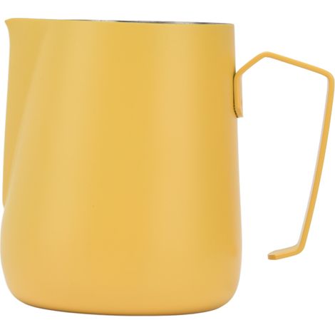 Pichet à mousser le lait, tasse à mousser épaisse 450 ml avec bec verseur pointu pour machine à café CafeYellow (1/5)