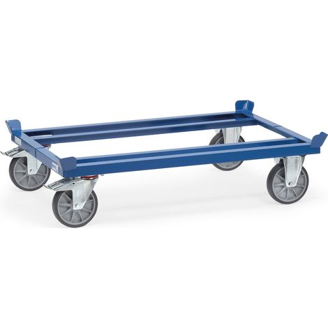 Fetra Palettenfahrgestelle für Gitterboxen und Flachpaletten für Palettengröße 800x600mm (1/4)
