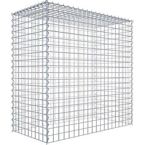 Gabiondeco - Gabion - Element de prolongation en hauteur 100 cm x 100 cm x 50 cm (L x H x P). maille 5 x 5 cm. Spirale. Attention : il manque une grille - Made in Ger... (1/5)