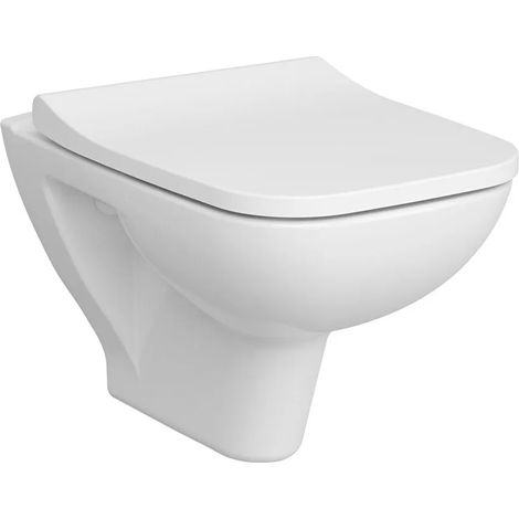 VitrA S20 Smoothflush Wall Hung Toilet - Standard Seat