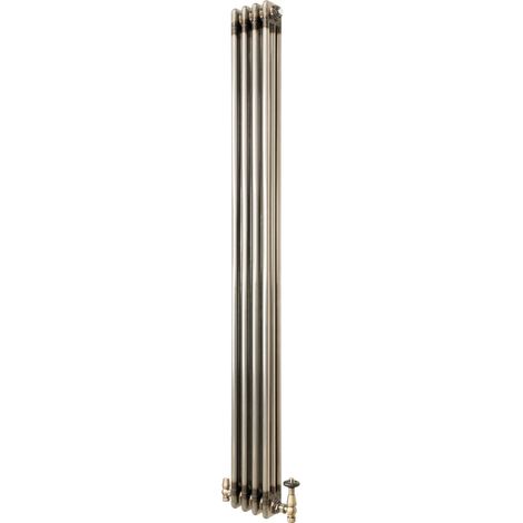 Radiatore 3 Colonne Verticale Metallo Grezzo 1800 x 200 mm TRV