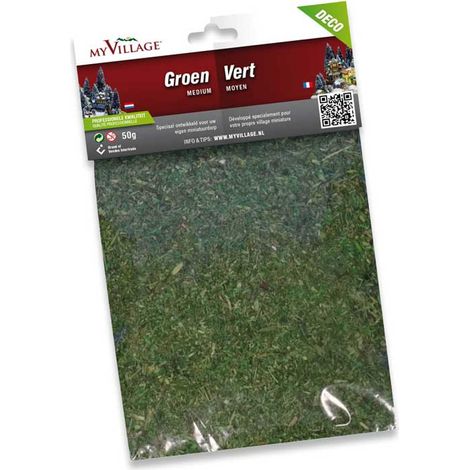 My Village MY VILLAGE - Materiale Decorativo Verde Grana Media 50 Gr Cod. MYD91