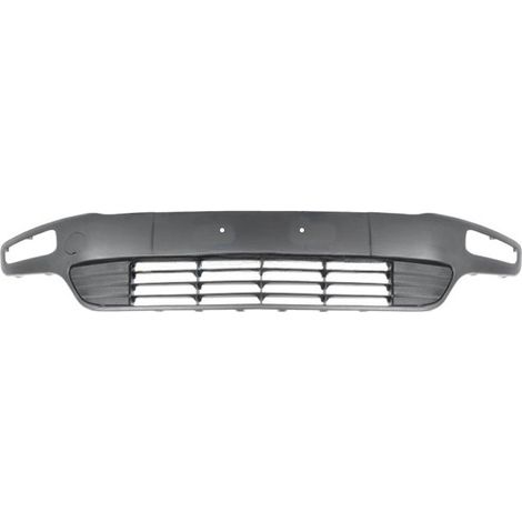 Moulure de pare-choc avant centrale grise foncée Fiat Punto Evo depuis 2009