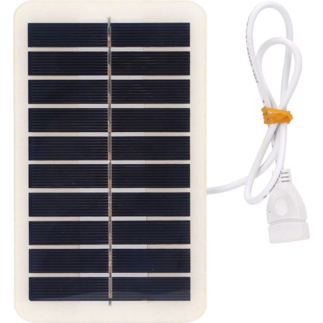 Panneau solaire portable USB d'urgence 5V 2W 400mA pour téléphone portable