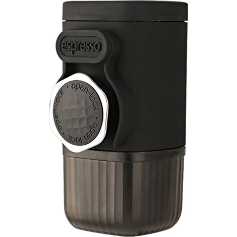 1 Machine à café portable, pression 15 bar, réservoir 100 ml, compatible capsules, pour voyage (1/5)