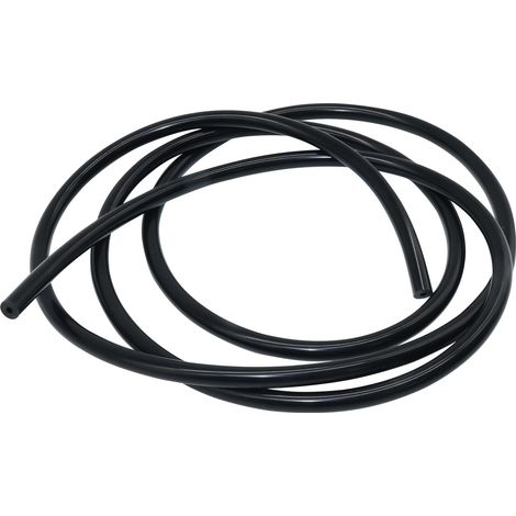 Tuyau flexible en silicone, diamètre intérieur 3 mm, diamètre extérieur 7 mm, tuyau en silicone noir de 3 m pour pompes et tuyaux d'air (1/5)